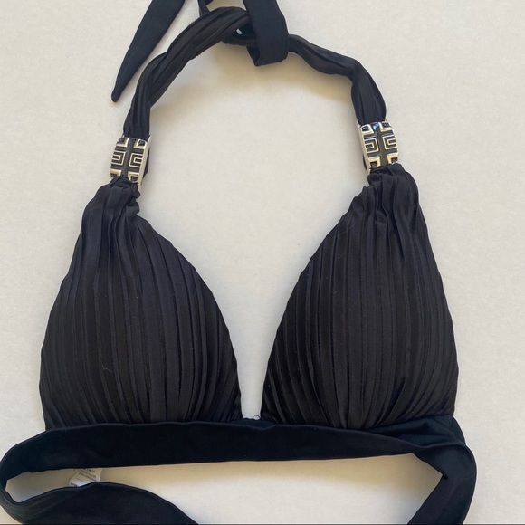 anne krystel Other - Anne Krystal Bathing Suit Black Top Medium